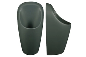 Vedetön Urimat Ceramic Compact -pisuaari, keraaminen, mattavihreä